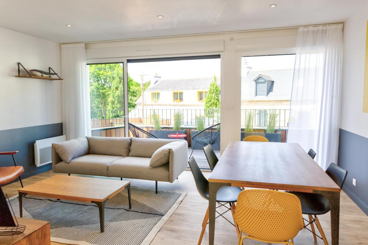 Residence Du Phare - 4 Appartements - 2 Chambres - Vue Mer Ou Terrasse Combrit Buitenkant foto