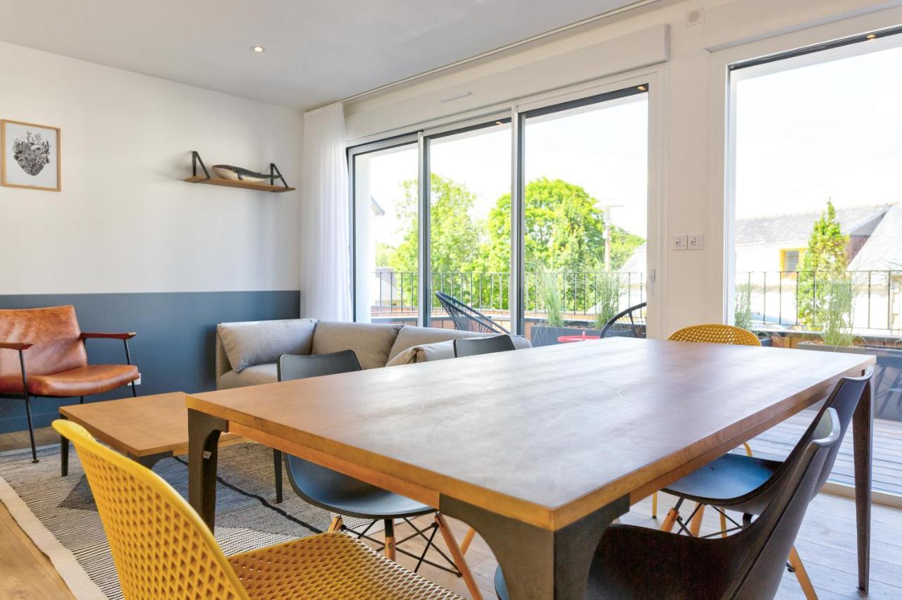Residence Du Phare - 4 Appartements - 2 Chambres - Vue Mer Ou Terrasse Combrit Buitenkant foto